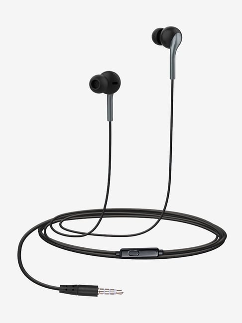 Zebronics Zeb-Bro Plus Wired Earphone with Mic (Black)