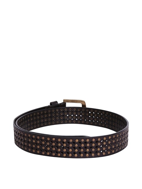 Buy Being Human Jewellery Black Genuine Leather Men's Bracelet at Amazon.in