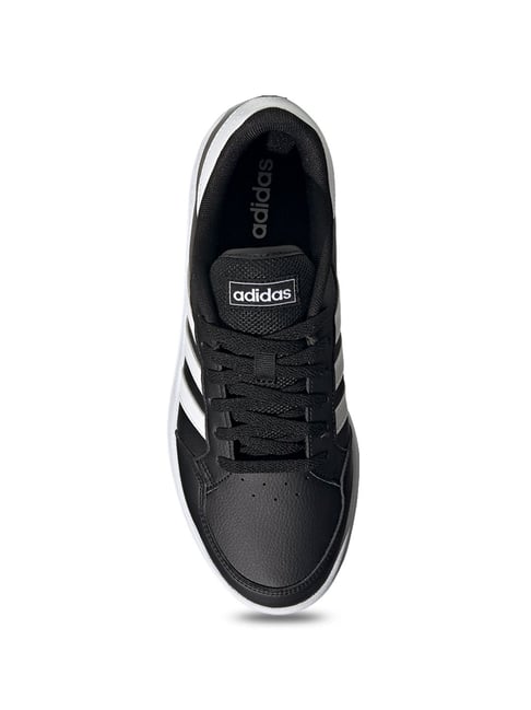 Adidas Men's BREAKNET Charcoal Black Casual Sneakers