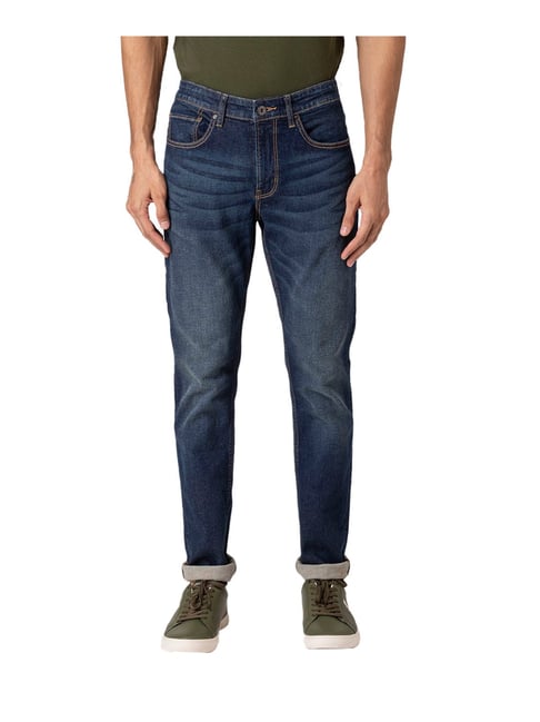 Buy Red Tape Men Tinted Dark Blue Jeans Online at Best Prices in India -  JioMart.