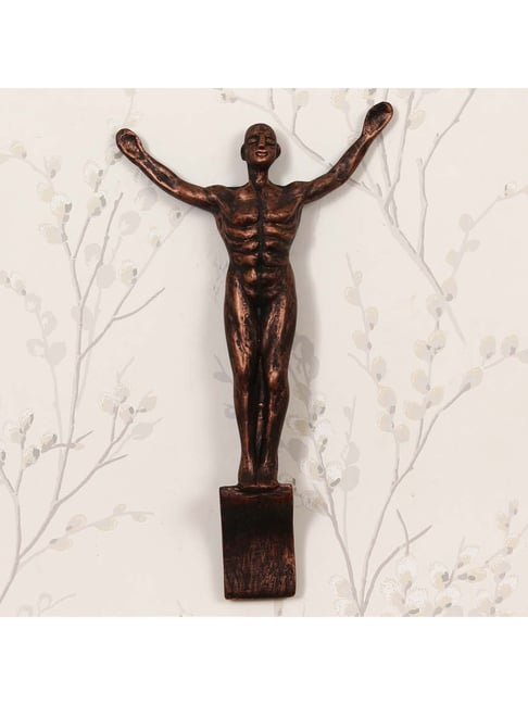 eCraftIndia Standing Man with Open Arms Decorative Wall Hanging Figurine-picture-38