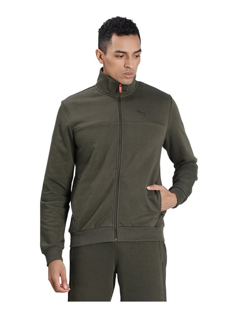 Puma Essentials Green Regular Fit Puffer Jacket