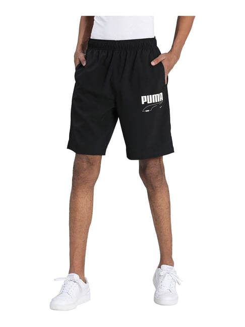 Puma Black Regular Fit Sports Shorts