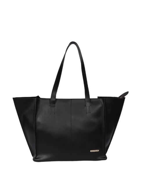 Bagsy Malone Superstar Black Medium Tote Handbag Price in India