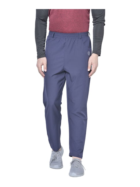 chkokko navy regular fit sports trackpants