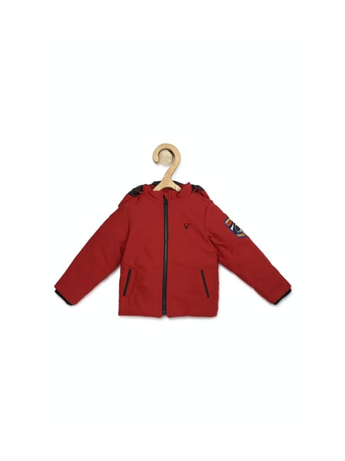 Allen Solly Junior Red Solid Jacket