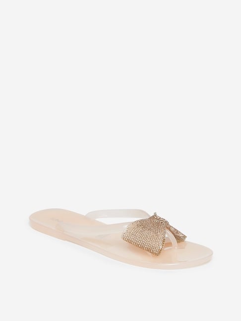 Buy LUNA BLU by Westside Blue Slides for Online @ Tata CLiQ