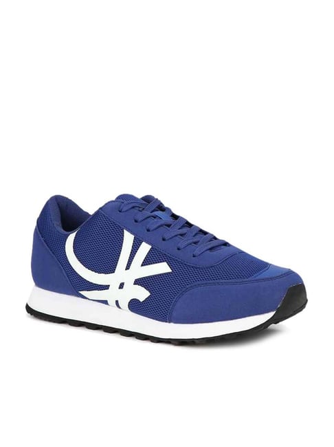 United colors of benetton men navy hot sale blue sneakers