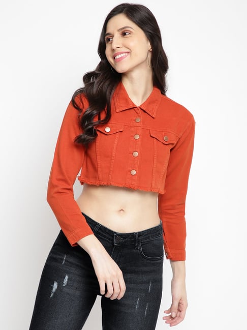 Crop on sale jacket online