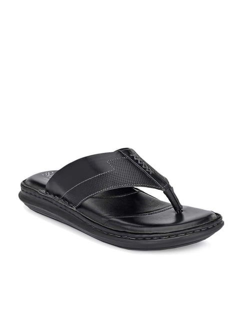 Buy Shences Men s Black Thong Sandals for Men at Best Price Tata