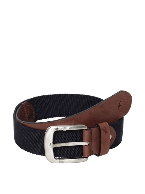 Buy Fastrack Black Leather Waist Belt for Men Online At Best Price ...