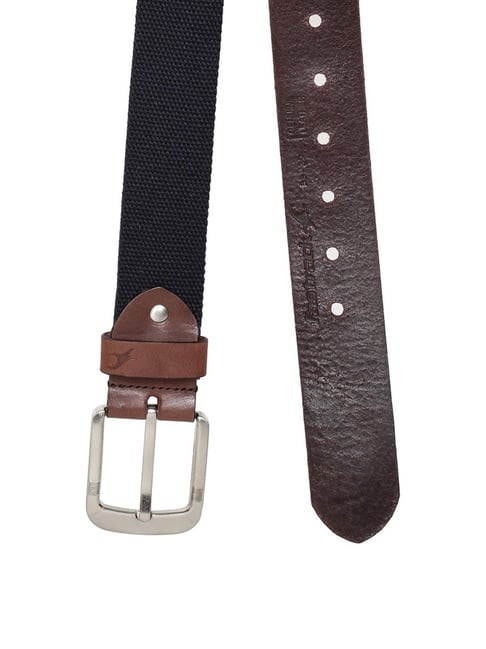 Buy Fastrack Black Leather Waist Belt for Men Online At Best Price ...