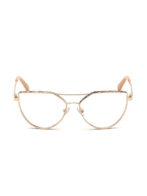 Guess Gold Beveled Eye Frames for Women