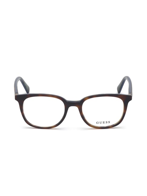 Guess Brown Wayfarer Eye Frames for Men