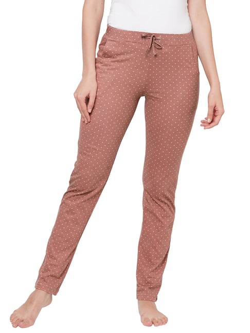 Sweet Dreams Rose Tan Printed Lounge Pants