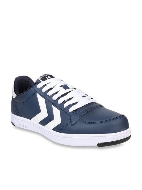 Hummel Men's Stadil Light Teal Blue Casual Sneakers