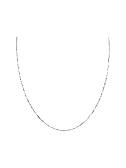 Buy Mia by Tanishq 92.5 Sterling Silver Chain for Women Online At Best