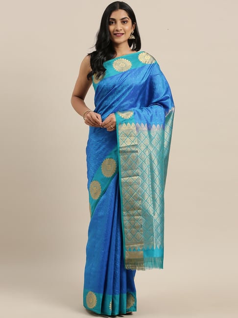 Buy The Chennai Silks Red Cotton Silk Checked Saree With Blouse for Women¿s  Online @ Tata CLiQ