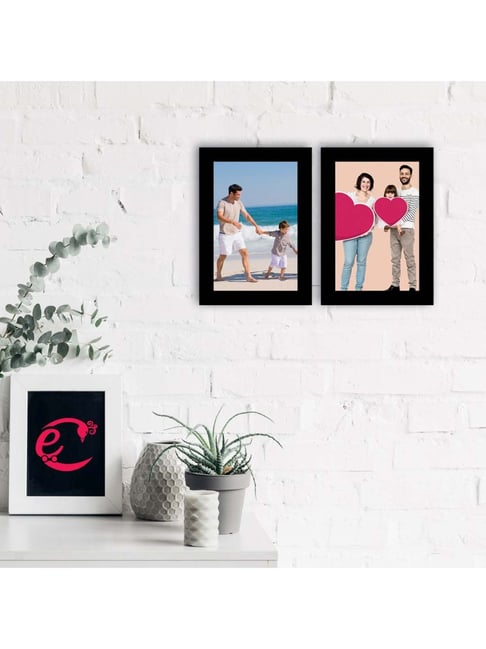 eCraftIndia Memory Wall Collage Photo Frame - Set of 2 Photo Frames for 2 Photos of 5'x7'