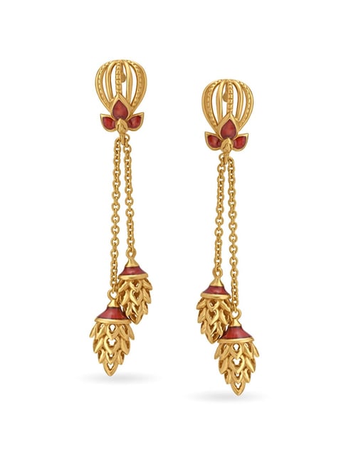 Buy Mia By Tanishq 14 Karat Yellow Gold Hoop Earrings - Earrings Gold for  Women 9031083 | Myntra