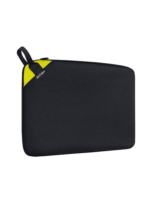 AirCase Laptop Bag Sleeve Case Cover for 11.6-Inch Laptop (Black & Yellow)