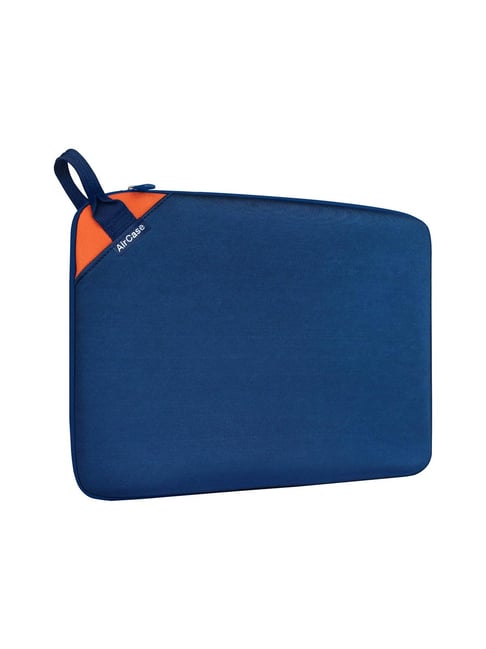 AirCase Laptop Bag Sleeve Case Cover for 15.6-Inch Laptop Protective Neoprene (Blue & Orange)