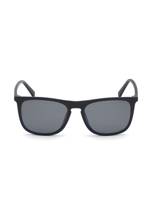 Men's Timberland Thin Rectangular Mirrored & Polarized Sunglasses