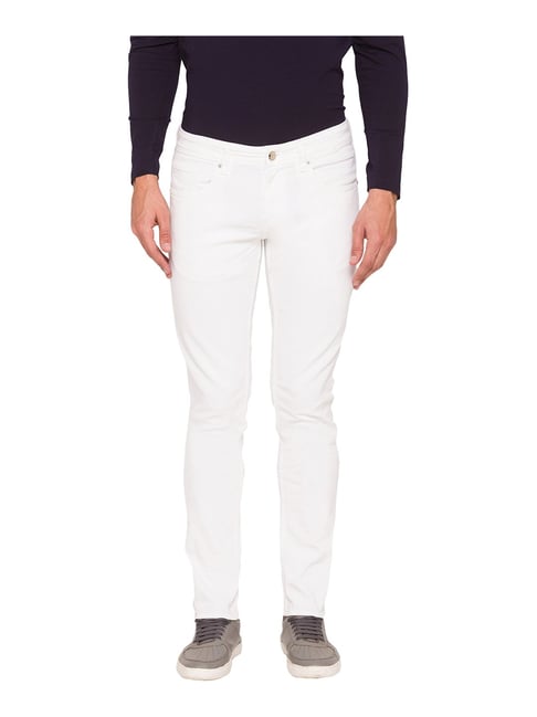 Spykar Jeans Low Rise White Jeans Womens Spykar Women Light Wash