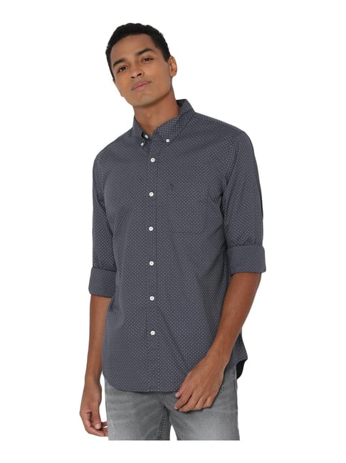 american eagle polka dot top