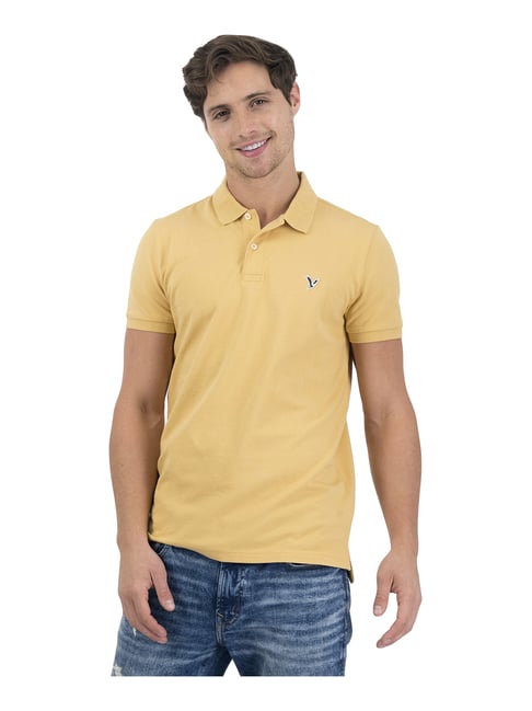 american eagle yellow top