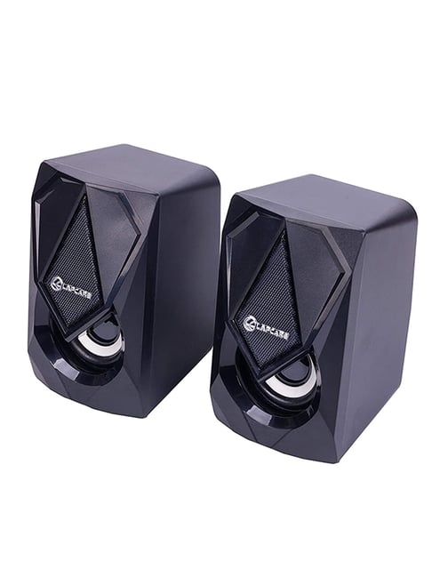 Buy Lapcare LUS-003 6W 2.0 Channel USB Multimedia Speaker (Black ...