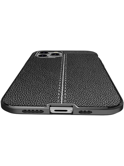 Buy New Breed Back Cover for iPhone 12 Pro Max Leather Online At Best