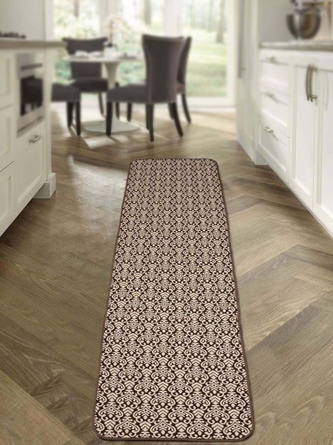 Saral Home Brown & Beige Cotton Runner - Set of 1-picture-42