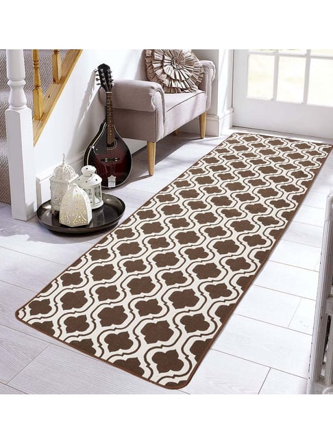 Saral Home Brown & Beige Cotton Runner - Set of 1-picture-41