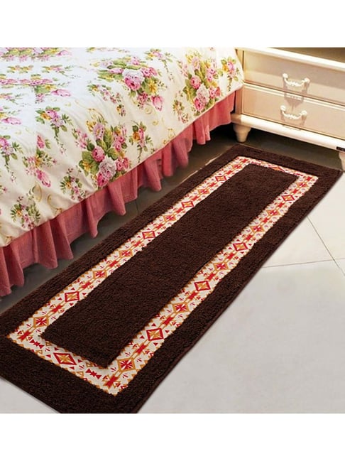 Saral Home Brown & Beige Cotton Runner - Set of 1-picture-45