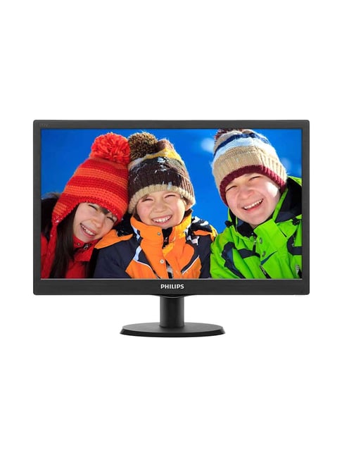 Philips 193V5LSB2/94 18.5 inch (47 cm) HD LCD Monitor with Adjustable Stand (Black)