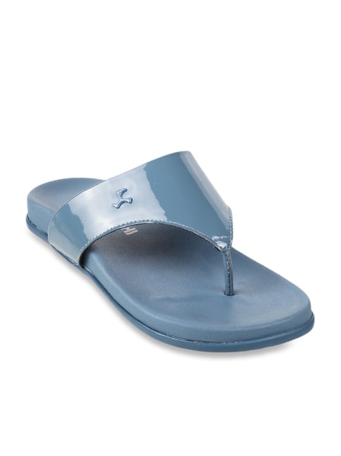 Mochi Women's Blue Thong Sandals-picture-17