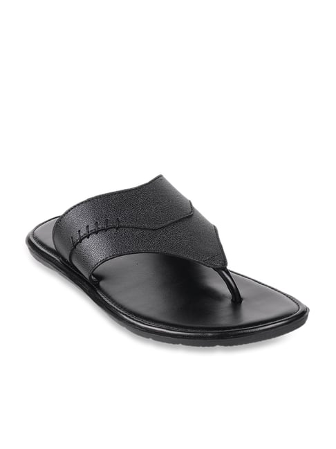 Buy Mochi Men's Black Thong Sandals for Men at Best Price Tata CLiQ - Main Image