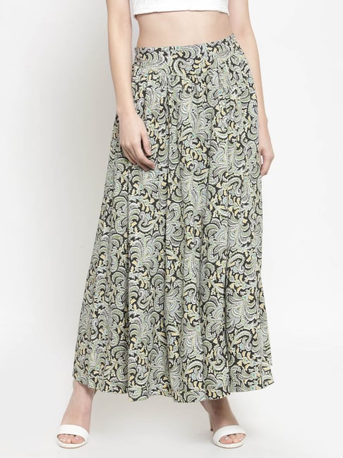 Sera Green Printed Skirt Price in India