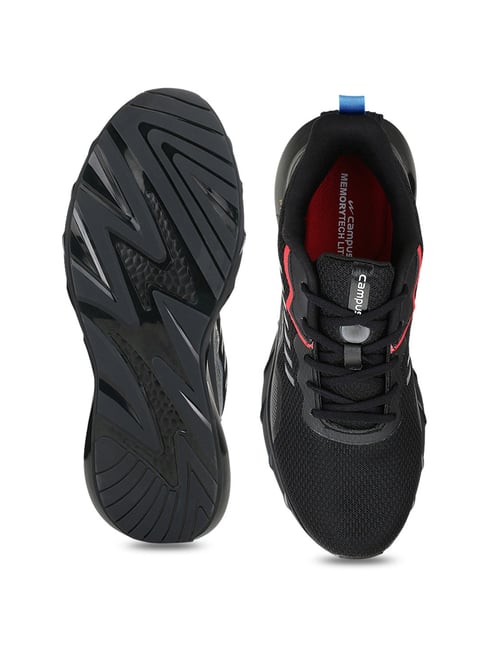 Campus Men's DECCAN Black Running ShoesCampusFootwearTATA CLIQ