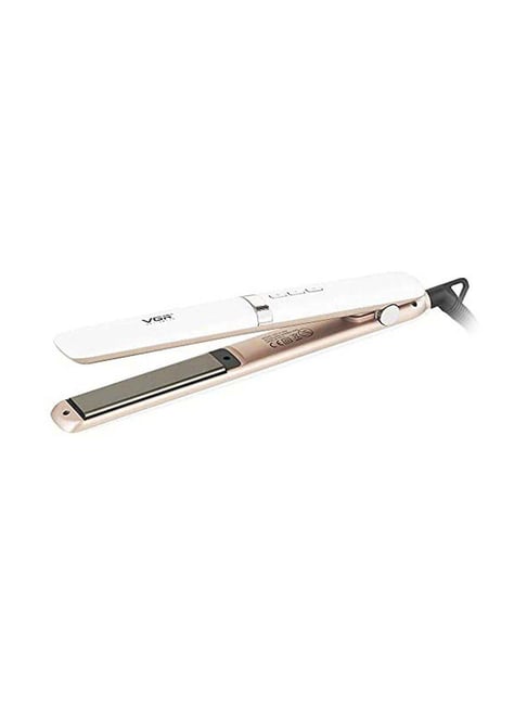 VGR V-522 Professional Hair Straightener with Ceramic Coated Plate (White)