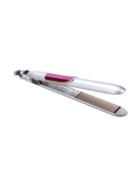 VGR V-509 Professional Hair Straightener with Ceramic Coated Plate (Silver)