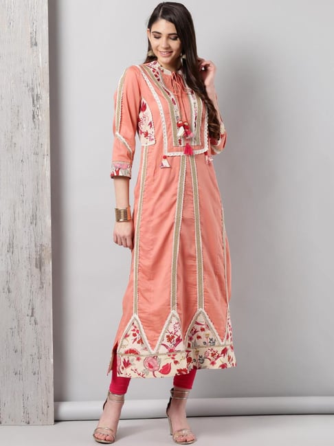 Spa Blue Mid-length Cotton Dress for Women with Embroidery-23SLK04087-5 –  Lakshita