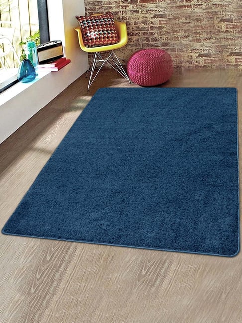 Saral Home Neo Blue Cotton Carpet - Set of 1-picture-35