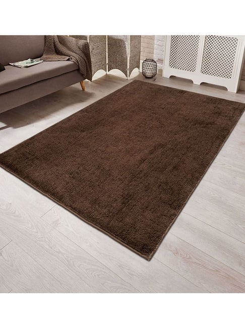 Saral Home Neo Dark Brown Cotton Carpet - Set of 1-picture-42