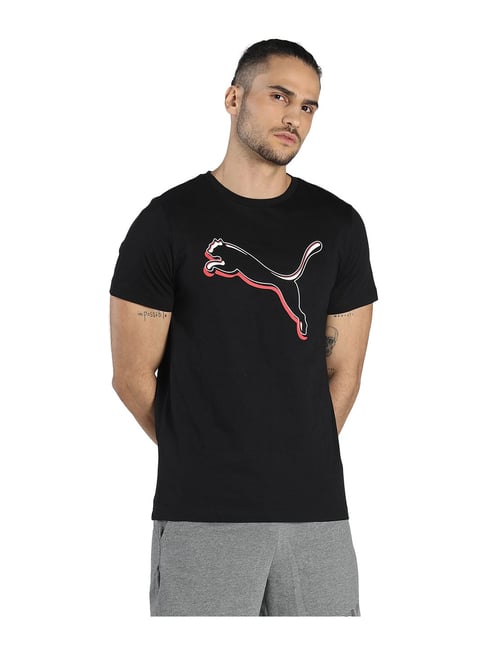 Puma Graphic Black Crew T-Shirt