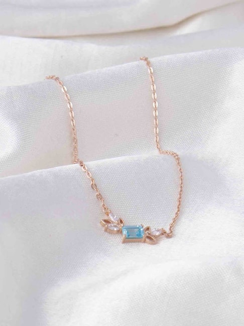 Aquamarine Baguette Birthstone Necklace in Sterling Silver, March  Birthstone Necklace, Aquamarine Crystal Necklace, Mother's Day Gift - Etsy