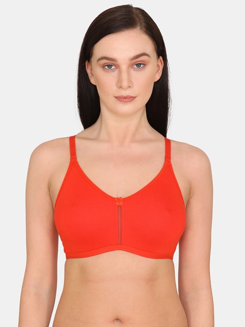 Buy Rosaline by Zivame Red & White Non Wired Non Padded T Shirt Bra for  Women Online @ Tata CLiQ