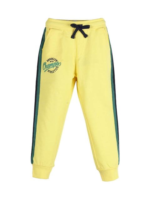 Yellow 2025 joggers kids