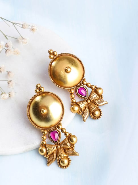 Buy Fabindia Gold-Plated 92.5 Sterling Silver Stud for Women Online At Best  Price @ Tata CLiQ